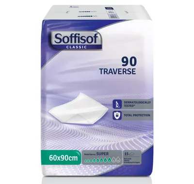 Produktbild von Soffisof Krankenunterlage 60x90 cm Flockenfüllung 6X15 St