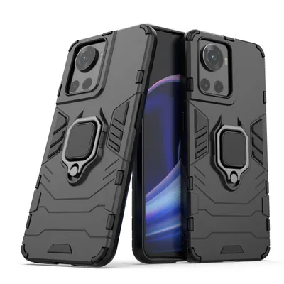 Image de Coque Ring Armor pour OnePlus Ace - Noir KP24799
