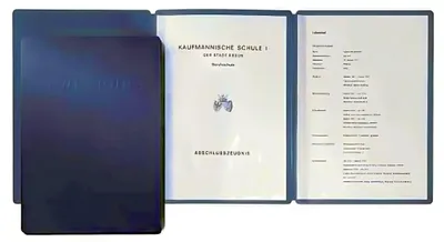 Produktbild von Pagna Bewerbungsset Supreme Classic blau 2St
