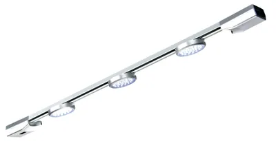Unterbauleuchte 3x1,7W 600cm mit Bewegungsmelder silber