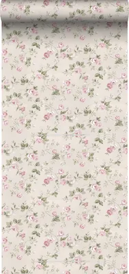 Obrázok produktu pre Sanders & Sanders Tapety kvety béžováIstare ružová - 640399 - 53 cm x 10 m