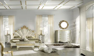 Produktbild von Bett Nachttisch Kommode 6 tlg.Schlafzimmer Set Design Modern Luxus Schlafzimmer