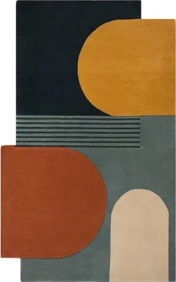 Zdjęcie produktu dla 150x240 cm Wykładzina dywanowa Abstract Lozenge Multi