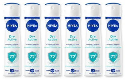 Produktbild von NIVEA Deodorant Dry Active Deospray 6 x 150ml