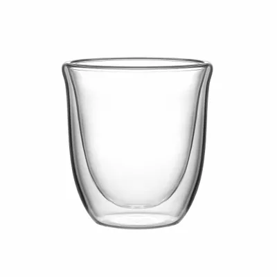 Obrázok produktu pre Bialetti Sada sklenených hrnčekov Firenze, sada 2, dvojstenné, hrnček na kávu, hrnček, 200 ml, DBW012