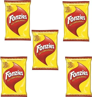 Produktbild von 5x Fonzies - Maissnack mit Käse 100g (500gr) chips mais italien