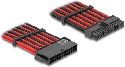 Produktbild von DeLOCK 80975, 0,3 m, 8-polig, PCI-E (6+2 pin), Männlich, Weiblich, Gerade