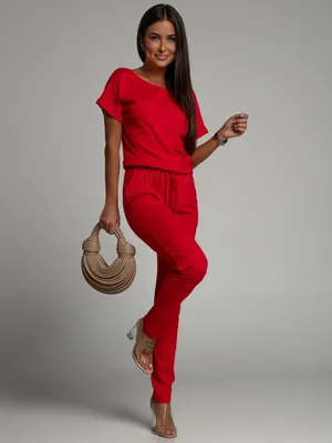 Produktbild von Fasardi Jumpsuit für Frauen Shehohl rot S
