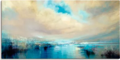 Produktbild von ARTland Leinwandbild Angekommen Größe: 100x50 cm
