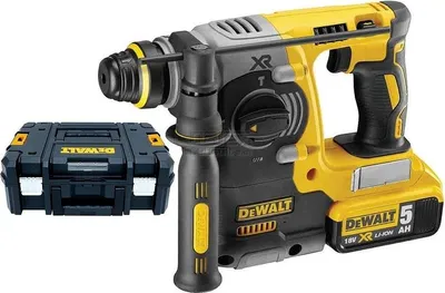 Image de Perforateur SDS-plus 2,1J 18V DEWALT DCH273P2T-QW Brushless avec coffret et 2 batteries 5,0 Ah
