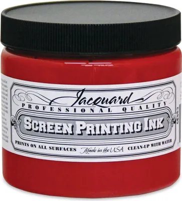 Produktbild von Jacquard Siebdruckfarbe 470 ml Rot für Textil und Papier