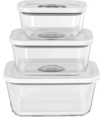 Produktbild von Rommelsbacher VCG 1, Container, Rechteckig, Weiß, Transparent, Glas, Kunststoff, 250 mm, 197 mm