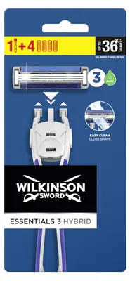 Produktbild von Wilkinson Sword Einwegrasierer Extra 3 Essentials Hybrid -