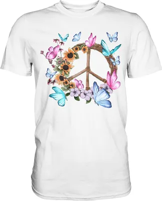 Produktbild von Traumfänger Frauen Schmetterling T-Shirt – White / XL