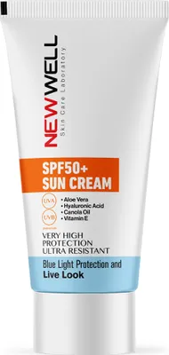 Obrázek produktu pro Opalovací krém s aloe vera NewWell SPF50+, 50ml
