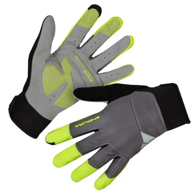 Produktbild von Endura Windchill Handschuhe lang leuchtend gelb größe S E1186YV/3