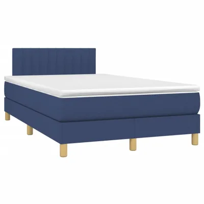 Image de "2024 "cloris Lit Boxspring avec matelas Bleu 120x190 cm Tissu - Lits Classiques CHY17676216