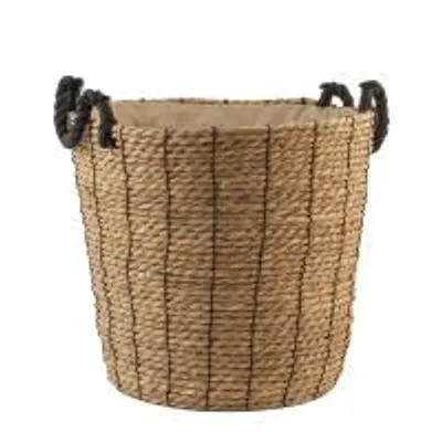 Immagine prodotto di H&H Cesto In Seagrass Con Manici Cm 40X40H