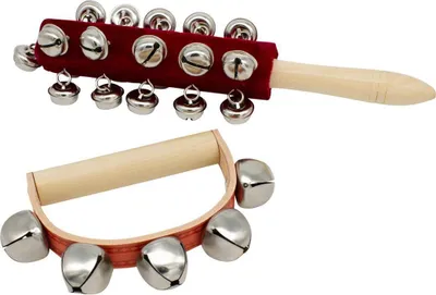Produktbild von Schellenrassel und Kranz – 2-teiliges Musikset für Kinder- 3850-3852…