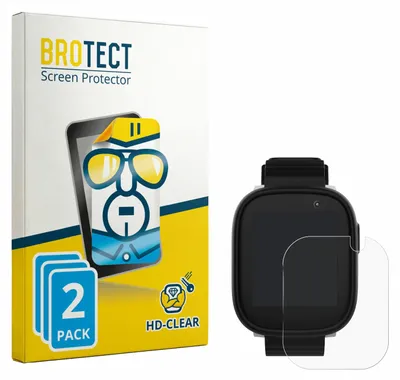Produktbild von 2x Für Xplora X6 Play 2022 (1. Generation) Schutzfolie BROTECT Displayschutz Display Schutz Folie Klar Transparent