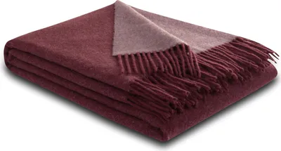 Immagine prodotto di Biederlack cashmere plaid Colore bordeaux-parfait Dimensioni 150 x 200