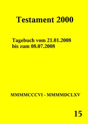 Produktbild von Testament 2000 Band 15