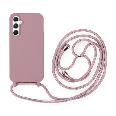 Produktbild von Handykette für Samsung Hanyhülle mit Band Hülle mit Kodel Smartphone Halskette Galaxy A34 Rosa