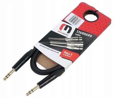 Produktbild von Red's music MC1620BLK Stereo-Klinkenkabel 2m