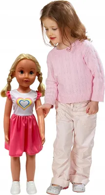 Produktbild von Julka Laufpuppe 70 cm, interaktiv, Haare kämmbar, folgt an der Hand, Modell SP83932