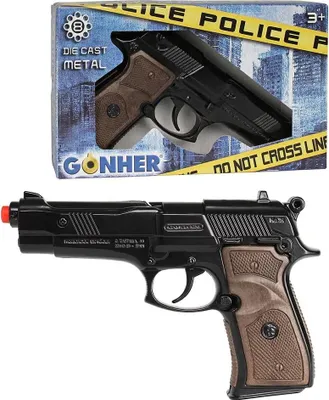 Produktbild von Gonher Polizeipistole 8 Schüsse Braun Braun One Size