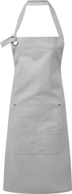 Produktbild von Premier Calibre Heavy Leinen Taschen-Schürze PC3916 (Einheitsgröße) (Silber)
