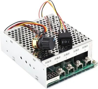 Obrázok produktu pre Ovládač DC motora s PWM reguláciou – dopredu a dozadu – regulátor otáčok 10 V, 48 V – 55 V, 60 A