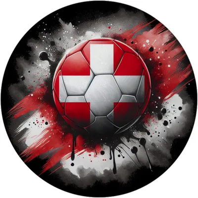 Produktbild von Fußball Schweiz Flagge Magnet mit Flaschenöffner rund