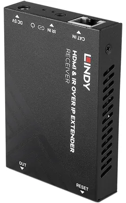 Produktbild von Lindy 38399, 1920 x 1080 Pixel, AV-Receiver, 150 m, Kabelgebunden, Schwarz, HDCP