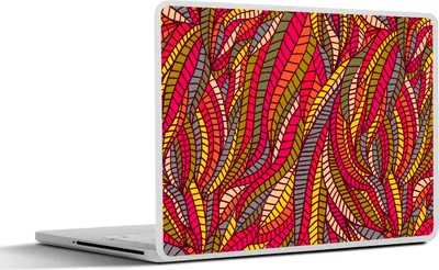 Produktbild von MuchoWow® Laptop Aufkleber Sticker Cover Blätter - Natur - Muster 30x21 cm - Sticker für Laptop - Selbstklebend