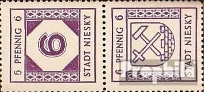 Produktbild von Briefmarken Niesky (Oberlausitz) 1945 Mi SZd7 gestempelt Freimarke