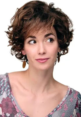 Produktbild von WIG ME UP Damenperücke kurz Locken Braun Modell: TYW60582