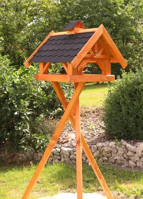 Produktbild von Maxi Vogelhaus mit Ständer 50 x 52 cm schwarz Typ 34
