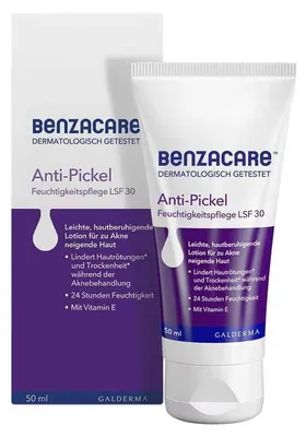 Obrázok produktu pre Benzacare Hydratačný krém proti pupienkom Spf 30 50 ml