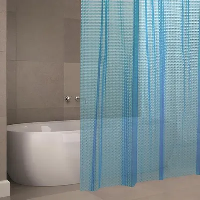 Produktbild von Cotexsa by MSV Premium Anti-Schimmel Eva 3d Duschvorhang - Anti-Bakteriell, waschbar, 100% wasserdicht - „Bombay“ 180x200cm –  Spain