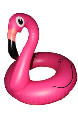 Produktbild von Großer XL  aufblasbarer Schwimmring Schwimmreifen  Flamingo Style 110cm