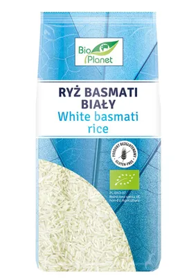 Zdjęcie produktu dla RYŻ BASMATI BIAŁY BEZGLUTENOWY500 g -PLANET