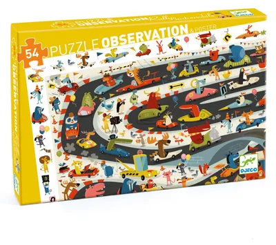 Immagine prodotto di Puzzle osservazione Raliul masinilor, Djeco