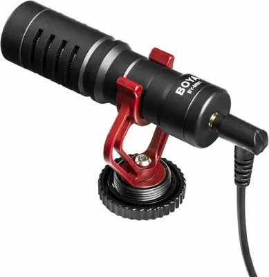 Produktbild von BOYA BY-MM1, -42 dB, 35 - 18000 Hz, Kardioide, Kabelgebunden, 3,5 mm (1/8"), Schwarz