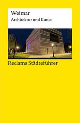 Obrázok produktu pre Reclams Städteführer Weimar. Architektur und Kunst