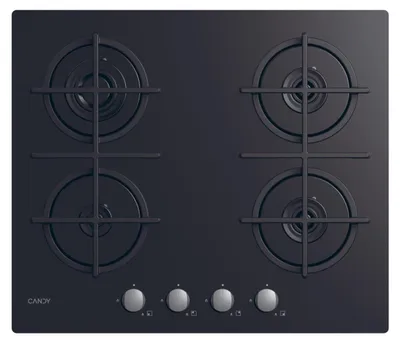 Immagine prodotto di Candy CVG6B Nero Da incasso 59 cm Gas 4 Fornelli Venduto come Grado B 8016361996922