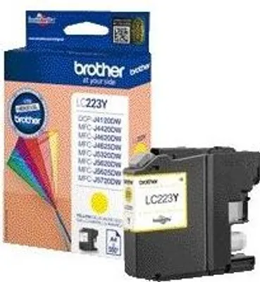 Produktbild von Brother - Tintenpatrone LC-223Y gelb | 5 Stück