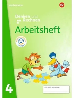 Obrázok produktu pre Denken und Rechnen Arbeitsheft 4 mit interaktiven Übungen. Allgemeine Ausgabe