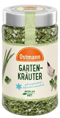 Produktbild von Ostmann Gartenkräuter gefriergetrocknet ideal für Suppen Packung 10g
