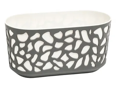 Immagine prodotto di Nohel Garden Cassapanca in plastica DUET Colore: bianco-antracite, Larghezza: 40 cm